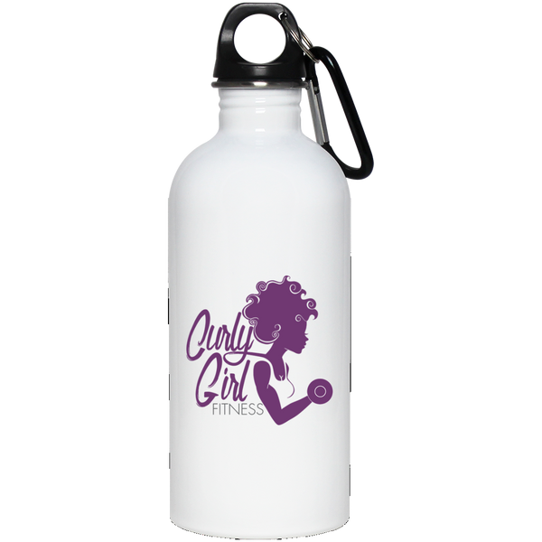 Curly Girl Stainless Steel Water Bottle Fitness Natural Hair Curly Hai