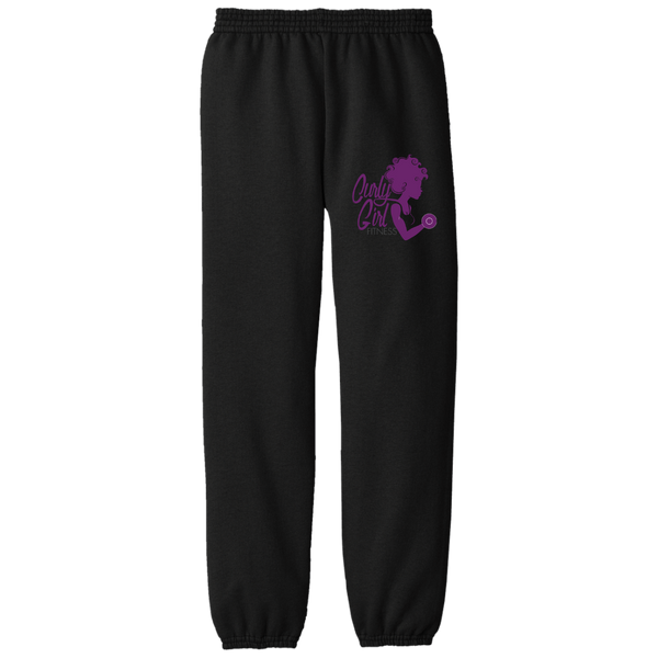 Gray Fleece Sweatpants Youth Sizes - Curly Girl Fitness
