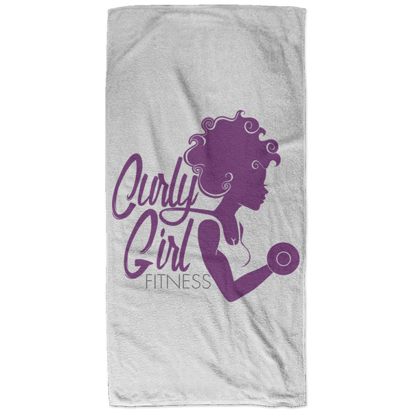 Gym Towel Microfiber Soft and Absorbent 32 x 64 inch - Curly Girl Fitness