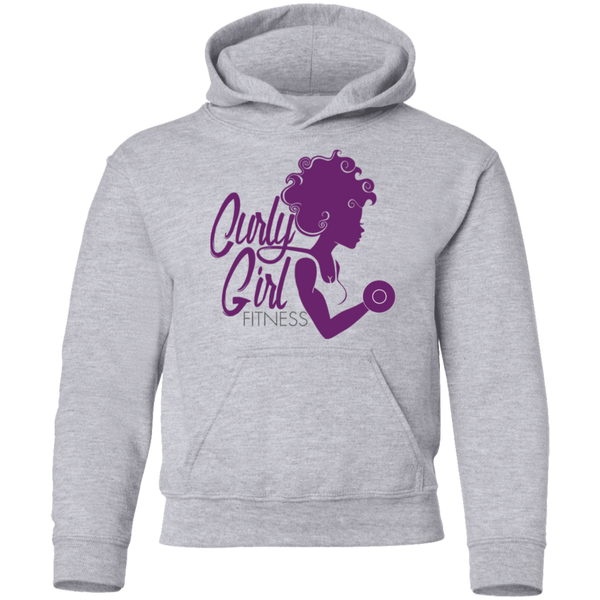 Youth Pullover Hoodie Sweatshirt - Curly Girl Fitness