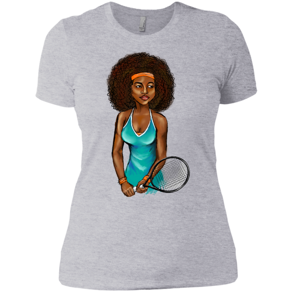 Short Sleeve Womens Tennis Shirt - Curly Girl Fitness
